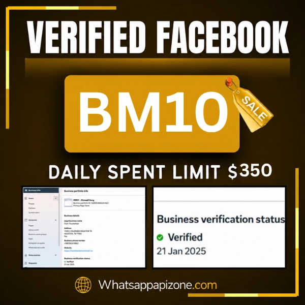 Buy Verified BM 10 | Premium & Trusted Facebook Business Manager (Safe & Powerful)